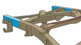 Rust Buster 2000-2006 Toyota Tundra Rear Frame Rail - Right thumbnail 1