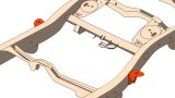 Rust Buster 4Runner & FJ Cruiser Middle Body Frame Mount thumbnail 5