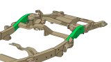 Rust Buster Avalanche/Suburban/Yukon Over Axle Frame Repair Kit - Right thumbnail 9