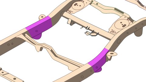 Rust Buster 4Runner & FJ Cruiser Mid Frame Repair Kit - Right thumbnail 6