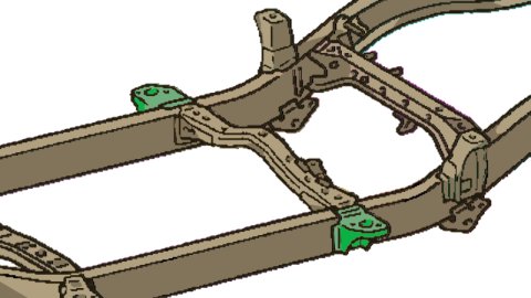 Rust Buster 95-04 Toyota Tacoma Rear Cab Mount - Ride Side thumbnail 7