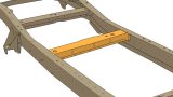 Rust Buster 73-87 Chevy C/K20 Rear Cab Mount Crossmember thumbnail 8