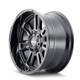 Mayhem 8115 Apollo 20x9 / 8x170 BP / 0mm Offset / 125.2mm Hub Black w/ Milled Spokes Wheel thumbnail 1