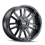 Mayhem 8115 Apollo 20x9 / 8x170 BP / 0mm Offset / 125.2mm Hub Black w/ Milled Spokes Wheel thumbnail 3