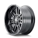 Mayhem 8115 Apollo 20x9 / 6x135 BP / 0mm Offset / 106mm Hub Black w/ Milled Spokes Wheel thumbnail 5
