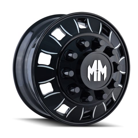 Mayhem 8180 BigRig 24.5x8.25 / 10x285.75 BP / 168mm Offset / 220.1mm Hub Inner Black Wheel thumbnail 2