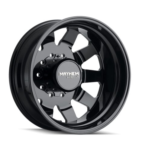 Mayhem 8181 Challenger Dually 22x8.25 / 10x225 BP / 169mm Offset / 170.1mm Hub Full Black Wheel thumbnail 1