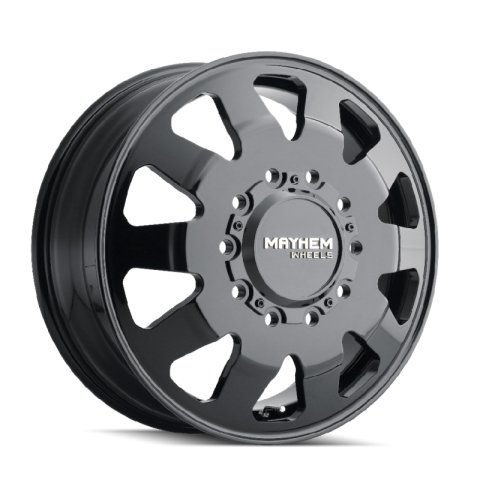 Mayhem 8181 Challenger Dually 22x8.25 / 10x225 BP / 169mm Offset / 170.1mm Hub Full Black Wheel thumbnail 3