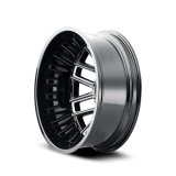 Mayhem 8107D Cogent Dually 20x8.25/8x210 BP/-192mm Offset/154.2mm Hub Black w/ Milled Spokes Wheel thumbnail 4