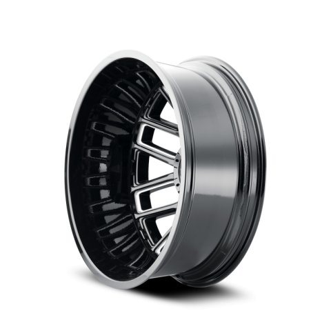 Mayhem 8107D Cogent Dually 20x8.25 / 8x200 BP / -192mm Offset / 142mm Hub Blk w/ Milled Spokes Wheel thumbnail 4