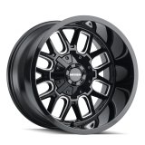 Mayhem 8107 Cogent 20x10 / 6x135 BP / -19mm Offset / 106mm Hub Black w/ Milled Spokes Wheel thumbnail 3