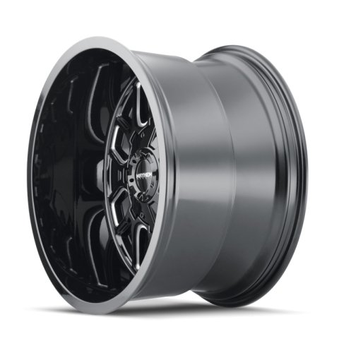 Mayhem 8107 Cogent 20x9 / 6x135 BP / 18mm Offset / 106mm Hub Black w/ Milled Spokes Wheel thumbnail 1