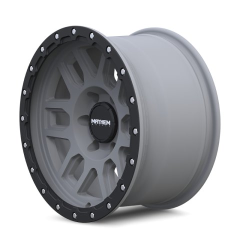 Mayhem 8304 Delta 17x9 / 6x139.7 BP / -12mm Offset / 106mm Hub Matte Gunmetal- Matte Black Lip Wheel thumbnail 1