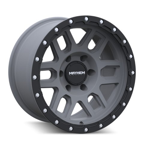 Mayhem 8304 Delta 20x9 / 6x139.7 BP / 0mm Offset / 106mm Hub Matte Gunmetal w/ Matte Black Lip Wheel thumbnail 3
