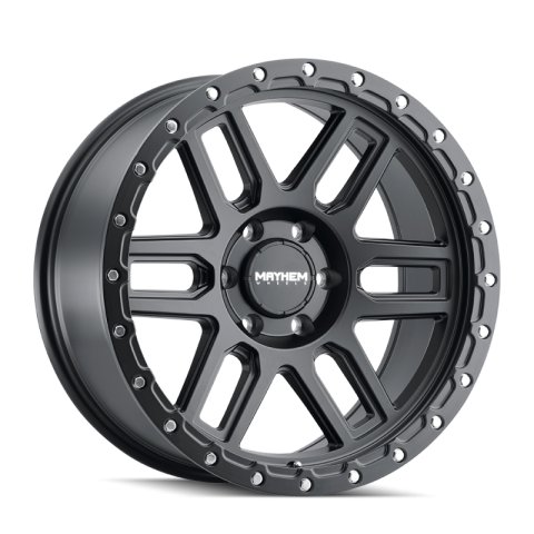 Mayhem 8304 Delta 17x9 / 6x139.7 BP / -12mm Offset / 106mm Hub Matte Black Wheel thumbnail 1