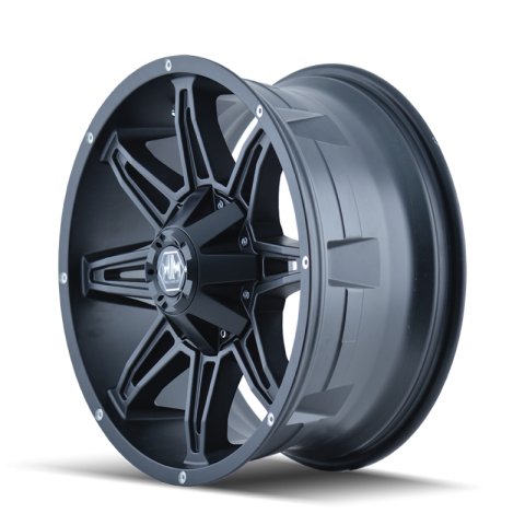 Mayhem 8090 Rampage 18x9 / 6x135 BP / -12mm Offset / 106mm Hub Matte Black Wheel thumbnail 2