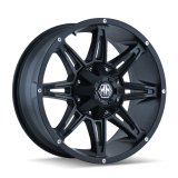 Mayhem 8090 Rampage 20x9 / 6x135 BP / 18mm Offset / 106mm Hub Matte Black Wheel thumbnail 3