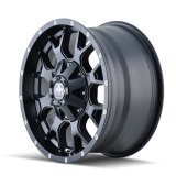 Mayhem 8015 Warrior 18x9 / 8x180 BP / 18mm Offset / 124.1mm Hub Matte Black Wheel thumbnail 4
