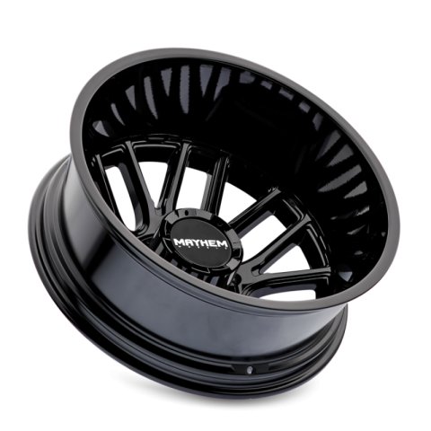 Mayhem 8107D Cogent Dually 20x8.25 / 8x200 BP / -192mm Offset / 142mm Hub Gloss Black Wheel thumbnail 3