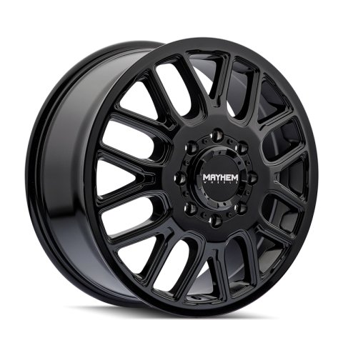 Mayhem 8107D Cogent Dually 20x8.25 / 8x210 BP/ 115mm Offset / 154.2mm Hub Gloss Black Wheel thumbnail 1