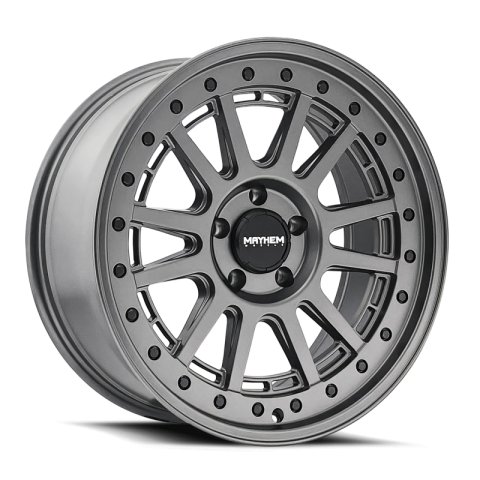Mayhem 8305 Compass 17x9 / 5x127 BP/ -6mm Offset / 78.1mm Hub Matte Gunmetal w/Blk Bolt Wheel thumbnail 1