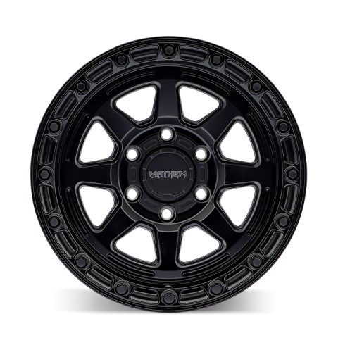 Mayhem 8306 Ridgeline 17x8.5 / 6x135 BP / -6mm Offset / 87.1mm Hub Satin Black Wheel thumbnail 2
