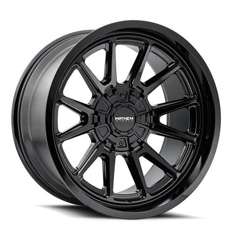 Mayhem 8116 Intrepid 18x9 / 8x165.1 BP / -12mm Offset / 125.2mm Hub Gloss Black Wheel thumbnail 1