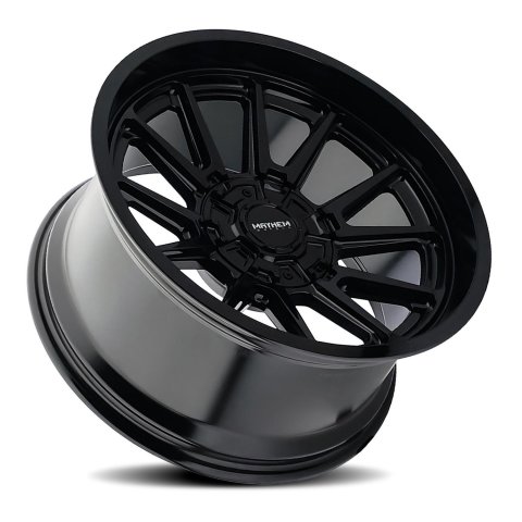 Mayhem 8116 Intrepid 18x9 / 8x165.1 BP / -12mm Offset / 125.2mm Hub Gloss Black Wheel thumbnail 3