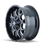 Mayhem 8015 Warrior 18x9 / 8x165.1 BP / -12mm Offset / 130.8mm Hub Gloss Black Milled Wheel thumbnail 3