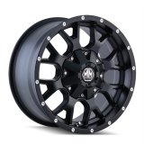Mayhem 8015 Warrior 20x10 / 8x165.1 BP / -25mm Offset / 130.8mm Hub Matte Black Wheel thumbnail 1