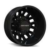 Mayhem 8107D Cogent Dually 17x6.5 / 8x165.1 BP / -142mm Offset / 121.3mm Hub Gloss Black Wheel thumbnail 2
