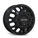 Mayhem 8107D Cogent Dually 17x6.5 / 8x210 BP / 125mm Offset / 154.2mm Hub Gloss Black Wheel thumbnail 2