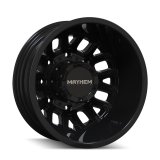 Mayhem 8107D Cogent Dually 17x6.5 / 8x210 BP / -142mm Offset / 154.2mm Hub Gloss Black Wheel thumbnail 1