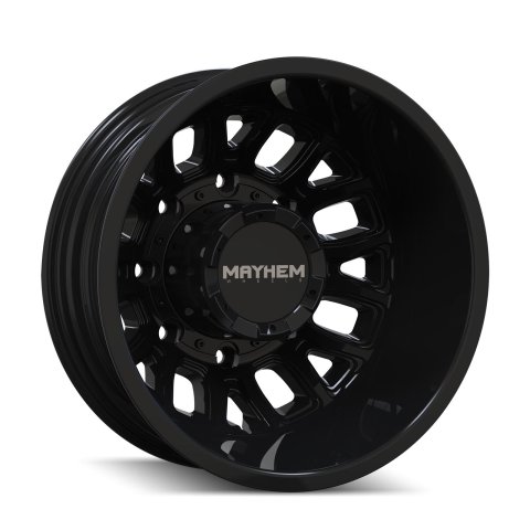Mayhem 8107D Cogent Dually 17x6.5 / 8x210 BP / -142mm Offset / 154.2mm Hub Gloss Black Wheel