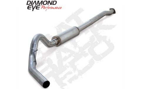 Diamond Eye KIT 4in Catback Single SS 16-18 Ford F-150 Eco-Boost / V8