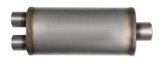 Diamond Eye Muffler 3-1/2in DL IN/SGL OUT 22in BODY 28in OVERALL OVAL thumbnail 4