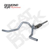 Diamond Eye KIT 3in Catback DUAL GAS SS FORD 5.4L F150 04-08 thumbnail 1