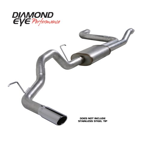 Diamond Eye KIT 3-1/2in Catback Single GAS AL NISSAN TITAN 5.6L 07-10 thumbnail 2