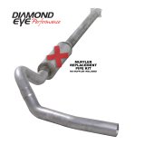 Diamond Eye KIT 4in Catback Single MFLR RPLCMENT PIPE SS 01-05 CHEVY/GMC 6.6L 2500/3500 thumbnail 3