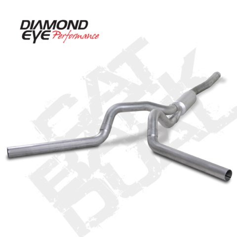 Diamond Eye KIT 4in Catback DUAL AL CHEVY/GMC 6.6L 2500/3500 2006-2007.5 thumbnail 2