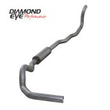 Diamond Eye KIT 4in CLAMP Turbo Back SGL AL: 89-93 DODGE CUMMINS 5.9L thumbnail 1