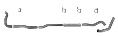 Diamond Eye KIT 4in Turbo Back MFLR RPLCMENT PIPE SGL AL: 89-93 DODGE CUMMINS 5.9L thumbnail 4