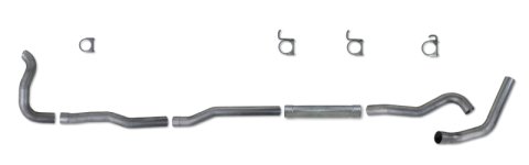 Diamond Eye KIT 4in Turbo Back MFLR RPLCMENT PIPE SGL AL: 89-93 DODGE CUMMINS 5.9L thumbnail 5