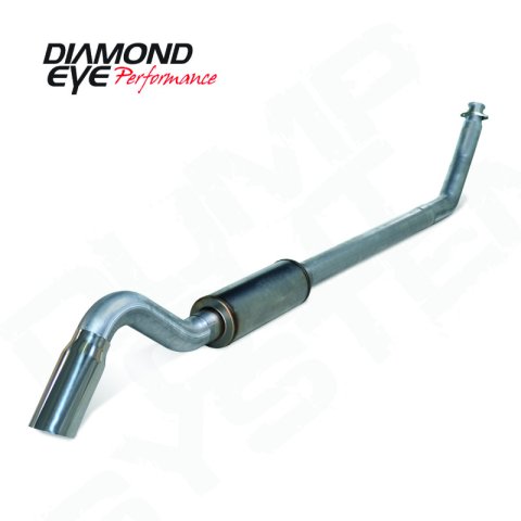 Diamond Eye 4in SS TURBO BACK SGL DUMP OUT 98.5-02 DODGE INCLUDING TIP thumbnail 2