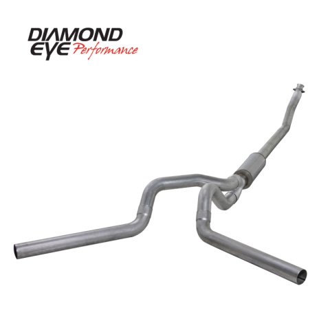 Diamond Eye KIT 4in Turbo Back DUAL AL: 94-02 DODGE CUMMINS 5.9L thumbnail 3