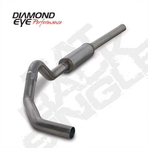 Diamond Eye KIT 4in Catback Single SS: 2004.5-2007.5 DODGE CUMMINS 600 thumbnail 1