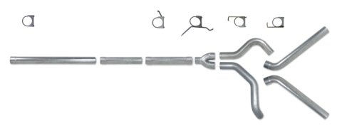 Diamond Eye KIT 4in Catback MFLR RPLCMENT PIPE DUAL AL: 2004.5-2007.5 DODGE CUMMINS 600 thumbnail 5