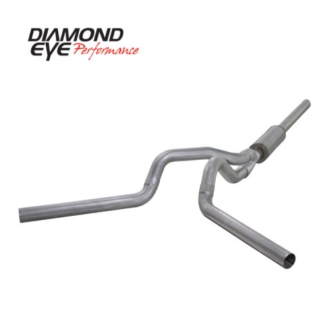 Diamond Eye KIT 4in Catback MFLR RPLCMENT PIPE DUAL AL: 2004.5-2007.5 DODGE CUMMINS 600 thumbnail 6