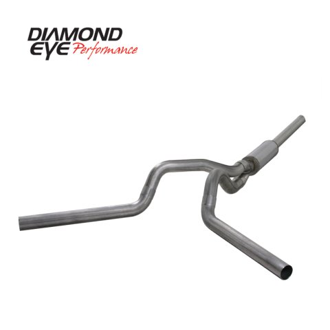 Diamond Eye KIT 4in Catback DUAL SS: 2004.5-2007.5 DODGE CUMMINS 600 thumbnail 3