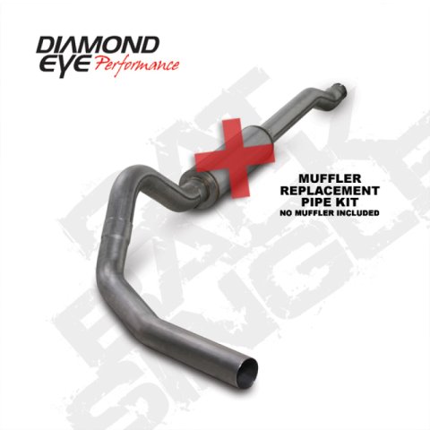 Diamond Eye KIT 4in Catback Single SS: 03-07 FORD 6.0L F250/F350 thumbnail 1